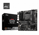 MSI B550M PRO-VDH DDR4 4400MHZ 1XVGA 1XHDMI 1XDP 2XM.2 USB 3.2 MATX AM4 (AMD 5000 VE 3000 SERİSİ İŞLEMCİ UYUMLU)