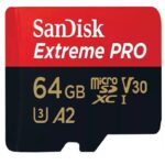 64 GB SANDISK SDSQXCU-064G-GN6MA EXTREME PRO MICRO SD