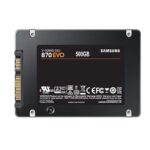 500 GB 870 EVO SAMSUNG 2.5 SATA3 MZ-77E500BW 560-530 MB/S SAMSUNG TR GARANTILI - Görsel 2