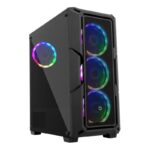 FRISBY FC-9430G 650W 80+ 4X RGB FAN MESH GAMING KASA - Görsel 2
