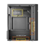 FRISBY FC-2715B 300W 1X120MM FAN USB 2.0 MINI TOWER SİYAH KASA - Görsel 2