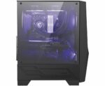 MSI MAG FORGE 100M TEMPERLI CAM 2X120MM 1X120MM ARGB FAN PSU YOK GAMING SİYAH KASA - Görsel 2
