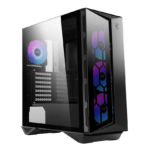 MSI MPG GUNGNIR 110R TEMPERLI CAM 1X120MM 3XARGB FAN PSU YOK GAMING SİYAH KASA