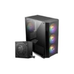 MSI MAG FORGE M100A D60 600W 80+ AKRİLİK YAN PANEL 3X120MM 1X120MM ARGB BRONZE MATX GAMING KASA - Görsel 2