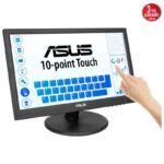 15.6 ASUS VT169HE IPS 5MS 60MHZ 1XVGA 1XHDMI FHD 1920X1080 DOKUNMATİK EKRAN FLICKER FREE ÇERÇEVESİZ VESA SİYAH - Görsel 3