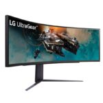 49 LG 49GR85DC-B VA 1MS 240HZ 2XHDMI 1XDP DUAL QHD 5120X1440 FREESYNC CURVED VESA SIYAH GAMING - Görsel 3