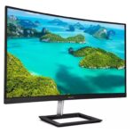 31.5 PHILIPS 325E1C/00 4MS 75MHZ 1XVGA 1XHDMI 1XDP 2K WQHD 2560X1440 FLICKER-FREE FREESYNC YÜKSEKLİK AYARI CURVED SİYAH - Görsel 2