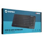 EVEREST KB-410 SİYAH USB Q MINI KLAVYE - Görsel 3