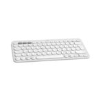 LOGITECH K380S PEBBLE KEYS 2 ÇOKLU CİHAZ ÖZELLİKLİ BLUETOOTH TÜRKÇE Q KLAVYE BEYAZ 920-011860 - Görsel 2