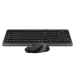 A4 TECH F1010 Q USB GRİ MM KABLOLU KLAVYE MOUSE SET - Görsel 2