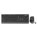 A4 TECH FG1035 GRİ Q MM 2.4G KABLOSUZ KLAVYE MOUSE SET - Görsel 2