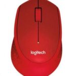 LOGITECH M330 SESSİZ KABLOSUZ USB OPTİK MOUSE KIRMIZI 910-004911
