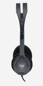 LOGITECH H111 STEREO KULAKLIK SİYAH 981-000593 - Görsel 3