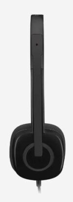 LOGITECH H151 STEREO KULAKLIK SİYAH 981-000589 - Görsel 3