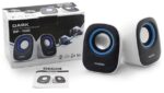 DARK DK-AC-SP100 1+1 MULTIMEDYA USB SPEAKER BEYAZ - Görsel 2