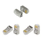 FRISBY FNW-RJ4522N RJ45 FTP CAT6 KONNEKTOR METAL 100LÜ PAKET - Görsel 3