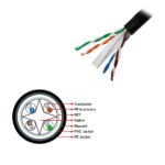 FRISBY FNW-CAT624 305MT 0.58MM 23AWG CAT6 DIŞ MEKAN UTP KABLO - Görsel 3