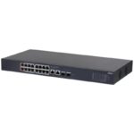 DAHUA CS4220-16GT-240 16 PORT GIGABIT + 2X1GB SFP/RJ45 UPLINK CLOUD YÖNETİLEBİLİR 240W POE RACKMOUNT SWITCH