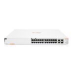 HPE JL813A 24 PORT GIGABIT 12 PORT POE + 2X1GB SFP UPLINK YÖNETİLEBİLİR RACKMOUNT SWITCH