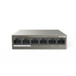 IP-COM F1106P-4-63W 4 PORT 10/100+2X10/100 UPLINK METAL KASA 58W POE SWITCH