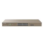 IP-COM G3318P-16-250W 16 PORT GIGABIT + 2X1GB SFP UPLINK CLOUD YÖNETİLEBİLİR RACKMOUNT 250W POE SWITCH - Görsel 3