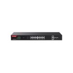 IP-COM G1120P-16-250W 16 PORT GIGABIT+2XGB RJ45/SFP UPLINK 230W POE RACKMOUNT SWITCH