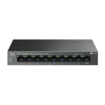 TP-LINK LS109P 8 PORT 10/100 +1 PORT RJ45 UPLINK 63W 250 METRE POE MESAFE METAL KASA SWITCH - Görsel 2