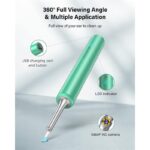 BEBIRD T5 3MP KAMERA 3.5MM LENS ŞARJLI WIFI GÖRÜNTÜLÜ KULAK TEMİZLEYİCİ YEŞİL RENK - Görsel 3