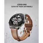 AUKEY SW-2U-GY AKILLI SAAT 3.6CM AMOLED EKRAN VE 15 GÜN PİL ÖMRÜ IP68 GRİ - Görsel 2