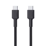 AUKEY CB-CD45-BK PD NAYLON ÖRGÜLÜ TYPE-C TYPE-C ŞARJ KABLOSU 0.9MT - Görsel 2