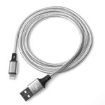 DARK DK-CB-LT100BR USB TO LIGHTNING 1MT ÖRGÜLÜ QUICK CHARGE DESTEKLİ ŞARJ VE DATA KABLOSU - Görsel 2