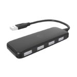 HP DHC-CT110C 4 PORT USB 2.0 USB ÇOKLAYICI HUB SİYAH