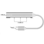 INCA IUSB-04T TYPE-C 3 X 2.0 USB ÇOKLAYICI - Görsel 2