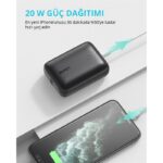 AUKEY PB-N83S-BK 22.5W SCP 18W PD VE QC 3.0 10000 MAH PD MİNİ TYPE-C POWERBANK - Görsel 2