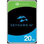20 TB SEAGATE 3.5 SKYHAWK AI SATA 512MB 7/24 GUVENLIK ST20000VE003 (5 YIL RESMI DIST GARANTILI)