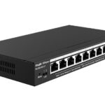 RUIJIE REYEE RG-ES210GC-LP 8 PORT GIGABIT + 2XRJ45 GIGABIT UPLINK CLOUD YÖNETİLEBİLİR 70W POE SWITCH