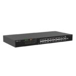 RUIJIE REYEE RG-ES126FGS-LP 24 PORT 10/100 + 2X RJ45 /1X1GB SFP UPLINK COMBO 180W POE RACKMOUNT SWITCH - Görsel 3