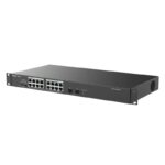 RUIJIE REYEE RG-ES118GS-P-L 16 PORT GIGABIT + 2 PORT 1GB SFP 247W POE RACKMOUNT SWITCH - Görsel 2