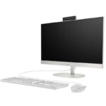 HP AIO PRO 240 G10 D1ZF0ET INTEL ULTRA 5-125U 8GB 512SSD 23.8 DOS BEYAZ - Görsel 2