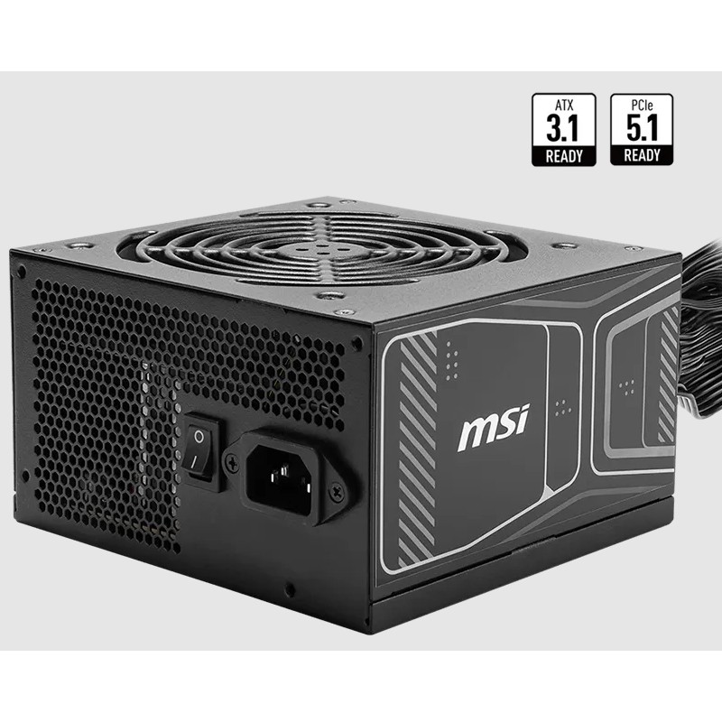 AK800MSI0023_76809 MSI MAG A850GN PCIE5 850W 80+GOLD AKTIF PFC 120MM FAN POWER SUPPLY - Görsel 1
