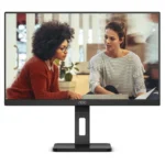 27 AOC 27E3QAF IPS 4MS 75MHZ 1XVGA 1XHDMI 1XDP FHD 1920X1080 HOPARLÖR YÜKSEKLİK AYARI ÇERÇEVESİZ PIVOT VESA SİYAH - Görsel 2