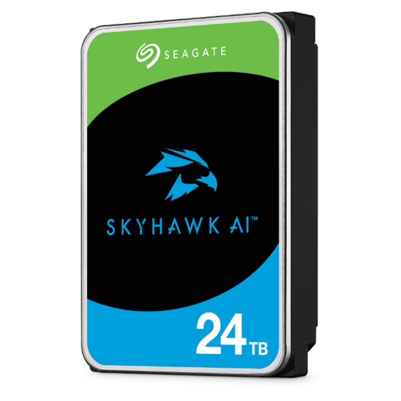 AD225SEA0056_69601 24 TB SEAGATE 3.5 SKYHAWK AI SATA 512MB 7/24 GUVENLIK ST24000VE002 (5 YIL RESMI DIST GARANTILI) - Görsel 1