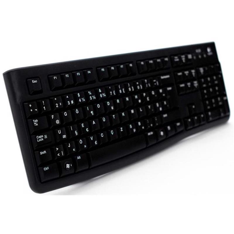 CK110LGT0009_77046 LOGITECH K120 F USB KLAVYE SIYAH 920-004163 KABLOLU - Görsel 1