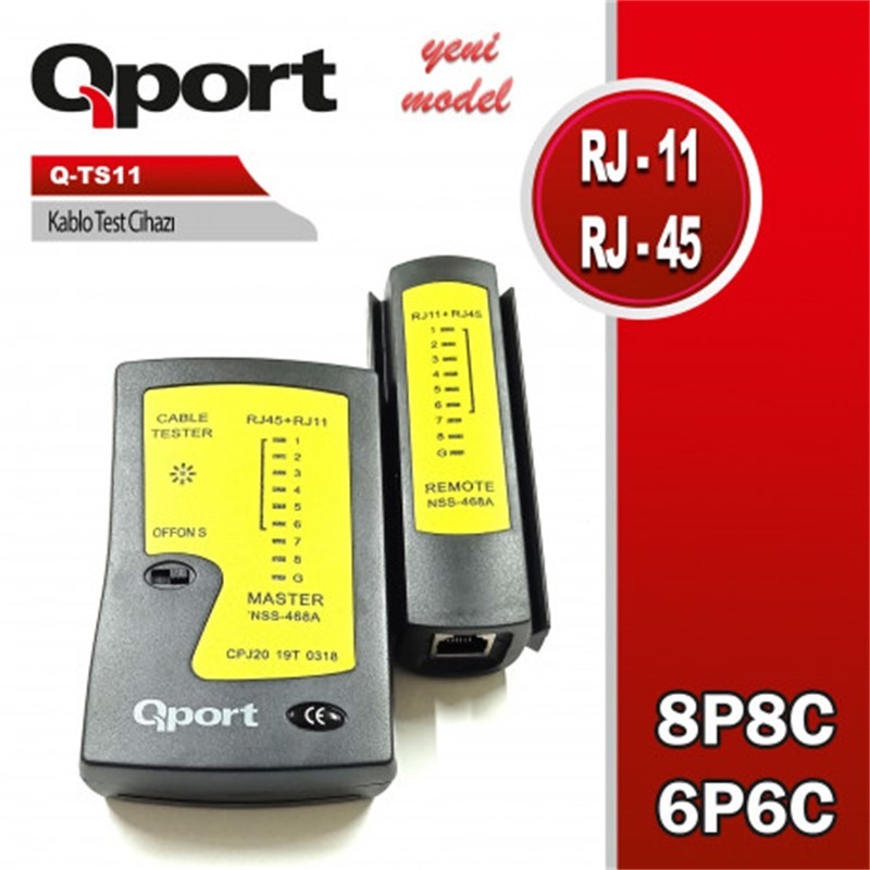 GU516QPT0001_76950 QPORT Q-TS11 KABLO TEST CİHAZI - Görsel 1
