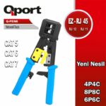 QPORT Q-PEN6 RJ45/RJ11/RJ12 YENİ NESİL PENSE