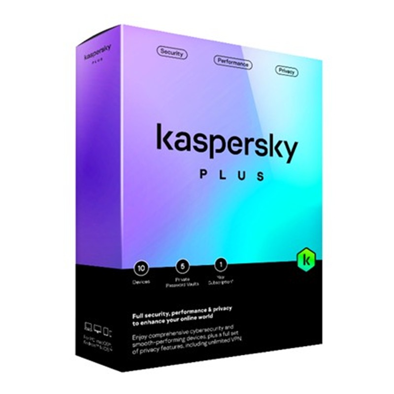 SW151KAS0007_73818 KASPERSKY PLUS ELEKTRONIK LISANS 10 KULLANICI 1 YIL - Görsel 1