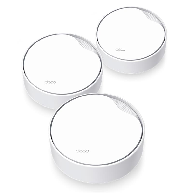 NP110TPL0216_66378 TP-LINK DECO X50-POE AX3000 MESH EV WI-FI 6 SİSTEMİ (ÜÇLÜ) - Görsel 1