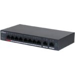 DAHUA CS4010-8ET-110 8 PORT 10/100 110W POE + 2 PORT GIGABIT UPLINK CLOUD YÖNETİLEBİLİR METAL KASA SWITCH - Görsel 2