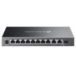 TP-LINK OMADA ES210GMP 10 PORT GIGABIT + 8-PORT POE+ YÖNETİLEBİLİR 123W POE METAL KASA SWITCH - Görsel 2
