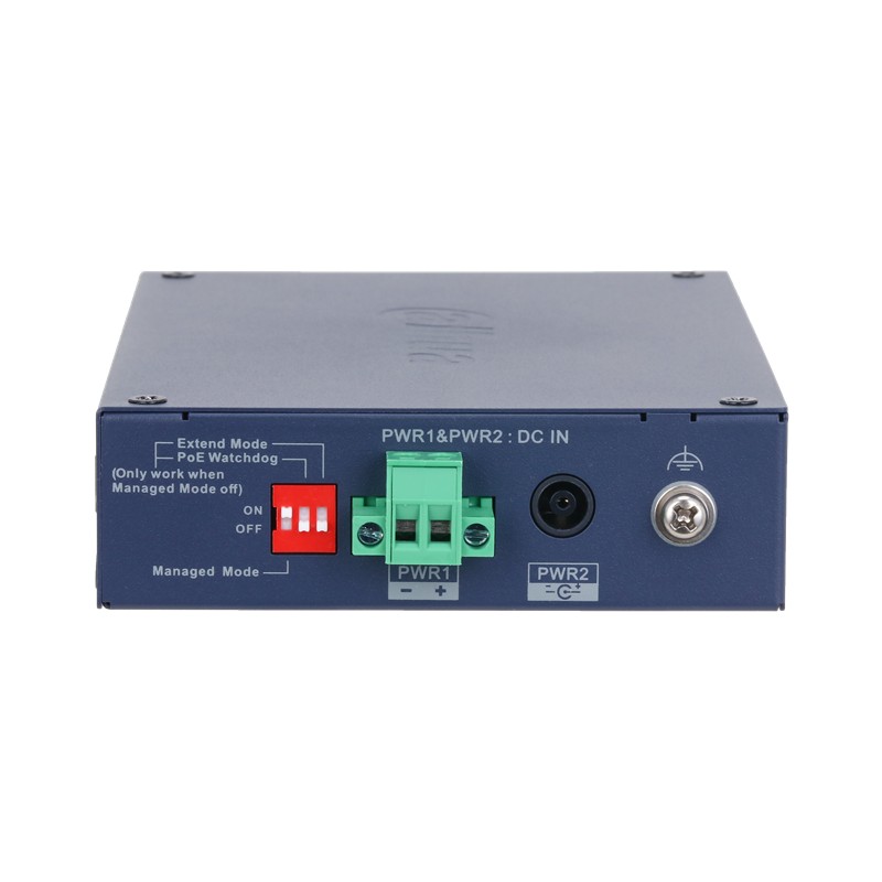 NS107DHA0003_77876 DAHUA CHS4206-4ET-90 4 PORT 10/100 90W POE + 2 PORT SFP UPLINK CLOUD YÖNETİLEBİLİR ENDÜSTRİYEL SWITCH - Görsel 1